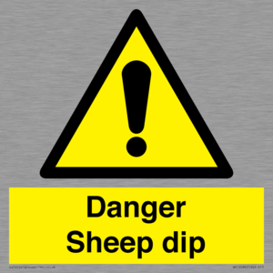 Danger Sheep dip